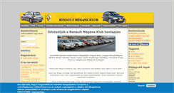 Desktop Screenshot of meganeklub.hu